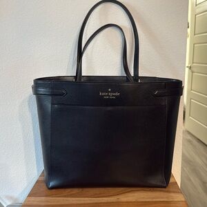 🦉 Kate Spade Classic Tote - Black Leather